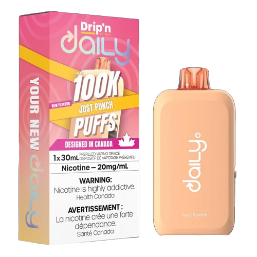 Drip’N Daily 100k – Just Punch 20MG - Jupiter Cannabis Winnipeg