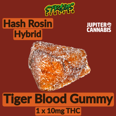 Strains Limited Strains Tiger Blood Hash Rosin Gummy - Jupiter Cannabis Winnipeg
