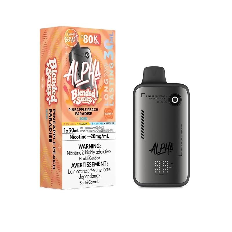 Flavour Beast Alpha – Pineapple Peach Paradise Iced 20MG - Jupiter Cannabis Winnipeg
