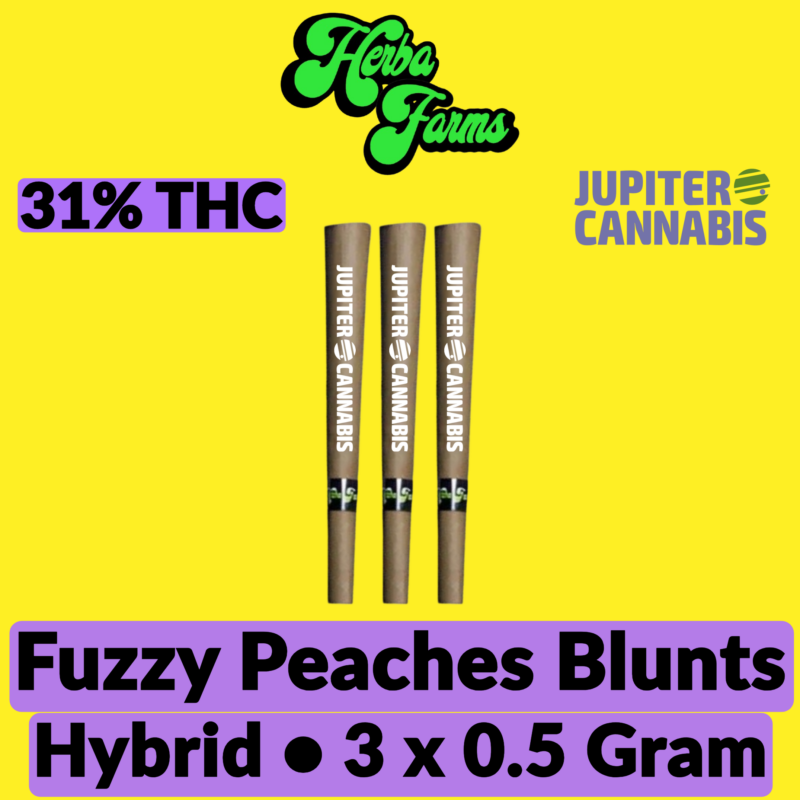 Herba Farms Herba Farma Fuzzy Peaches Blunts Hybrid - Jupiter Cannabis Winnipeg