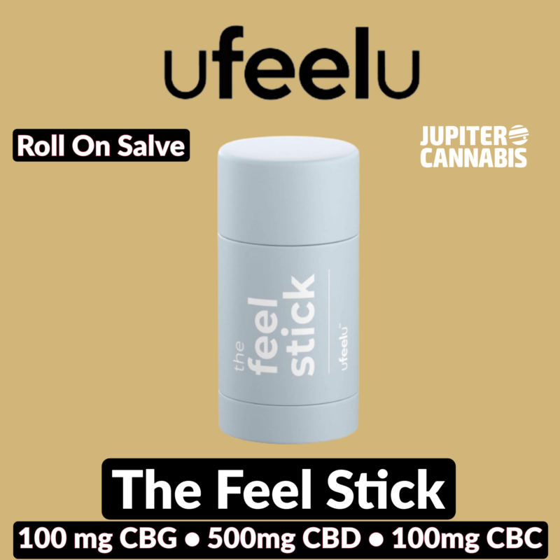 ufeelu The Feel Stick (CBD:CBG:CBC) Cooling Roll-on Salve - Jupiter Cannabis Winnipeg
