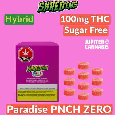 Shred'Ems Shred’Ems Party Pack Paradise Pnch Zero SUGAR FREE - Jupiter Cannabis Winnipeg