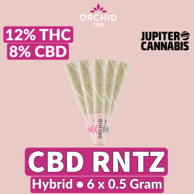 Orchid Cbd Orchid CBD RNTZ Pre Rolls 6 Pack - Jupiter Cannabis Winnipeg