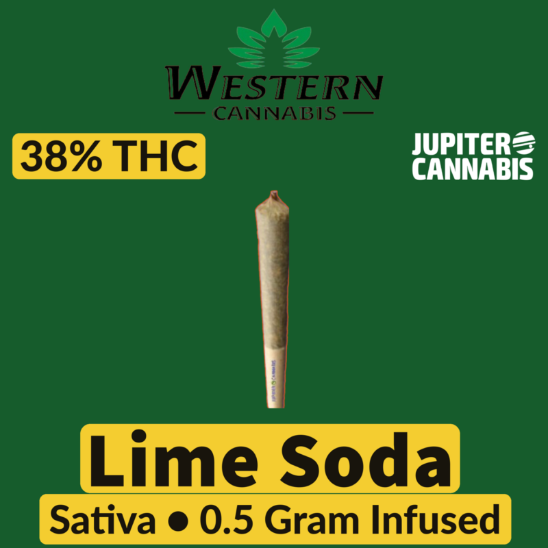 Western Cannabis Western Cannabis Lime Soda 0.5g IPR - Jupiter Cannabis Winnipeg