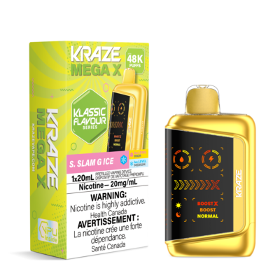 Kraze Mega X Classic – S. Slam G Ice 20MG - Jupiter Cannabis Winnipeg