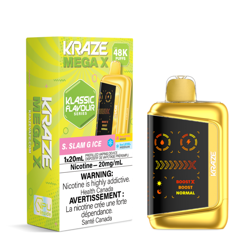Kraze Mega X Classic – S. Slam G Ice 20MG - Jupiter Cannabis Winnipeg
