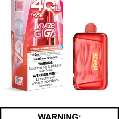 Kraze Giga – Strawberry Watermelon G Ice - Jupiter Cannabis Winnipeg