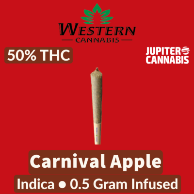 Western Cannabis Western Cannabis Carnival Apple 0.5g IPR - Jupiter Cannabis Winnipeg