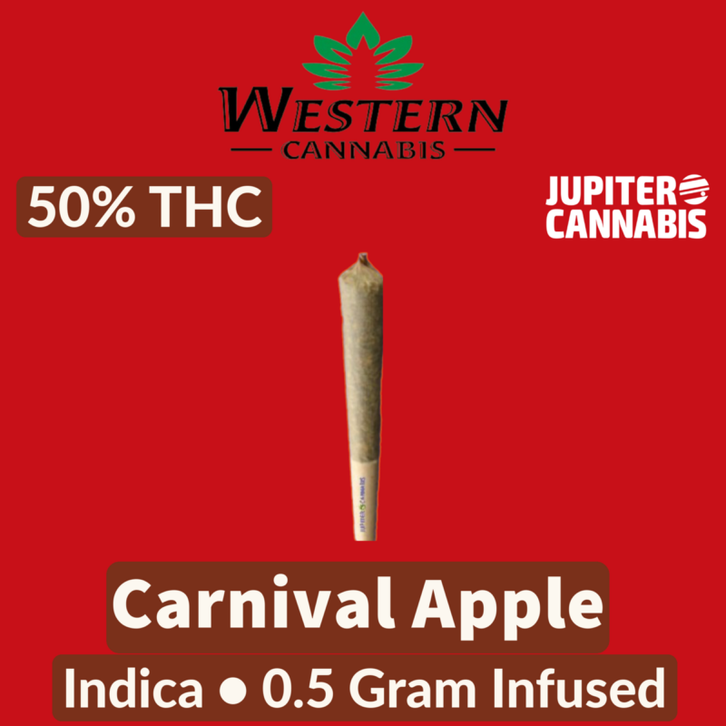 Western Cannabis Western Cannabis Carnival Apple 0.5g IPR - Jupiter Cannabis Winnipeg
