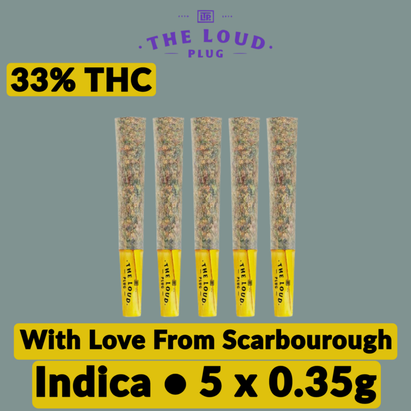 The Loud Plug The Loud Plug With Love From Scarbourough 5 Pack - Jupiter Cannabis Winnipeg
