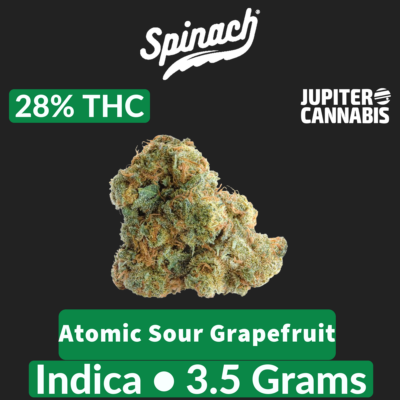 Spinach Spinach Atomic Sour Grapefruit 3.5g - Jupiter Cannabis Winnipeg