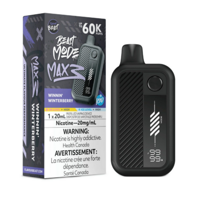 Flavour Beast Beast Mode Max 3 Winnin’ Winterberry Iced - Jupiter Cannabis Winnipeg