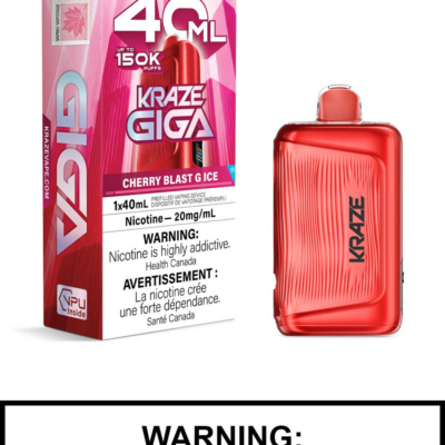 Kraze Giga – Cherry Blast G Ice - Jupiter Cannabis Winnipeg