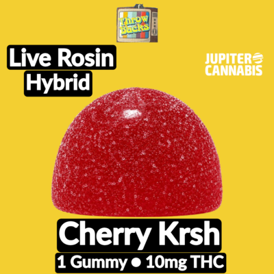 Throwbacks Throwbacks Cherry Krsh Live Rosin Gummies - Jupiter Cannabis Winnipeg