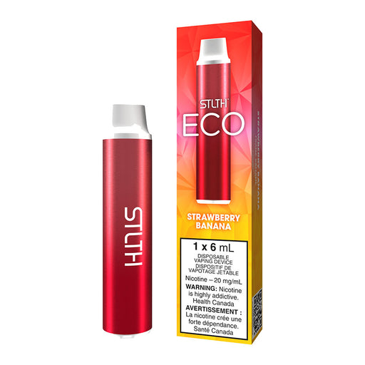 Stlth Eco Disposable – Strawberry Banana - Jupiter Cannabis Winnipeg