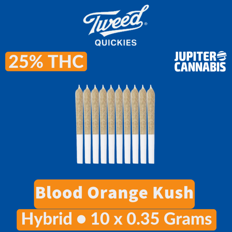 Tweed Tweed Blood Orange Kush 10 Pack - Jupiter Cannabis Winnipeg
