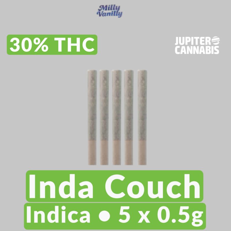 Milly Vanilly Milly Vanilly Inda Couch 5 Pack - Jupiter Cannabis Winnipeg