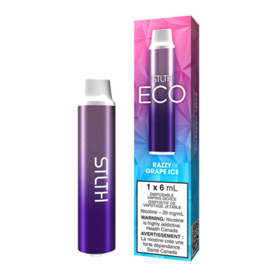 Stlth Eco Disposable – Razzy Grape Ice - Jupiter Cannabis Winnipeg