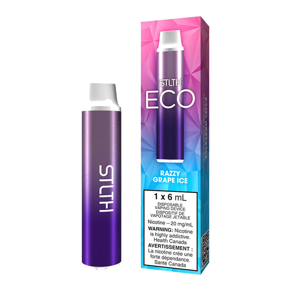 Stlth Eco Disposable – Razzy Grape Ice - Jupiter Cannabis Winnipeg
