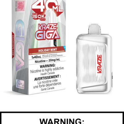 Kraze Giga – Holiday Mint - Jupiter Cannabis Winnipeg