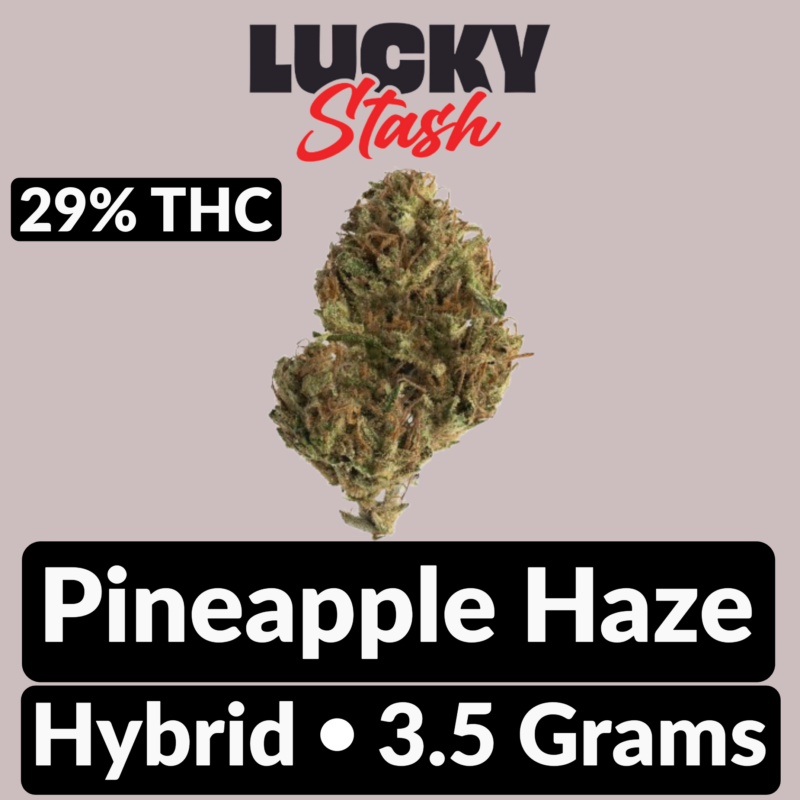 Lucky Lucky Stash Pineapple Haze 3.5g - Jupiter Cannabis Winnipeg