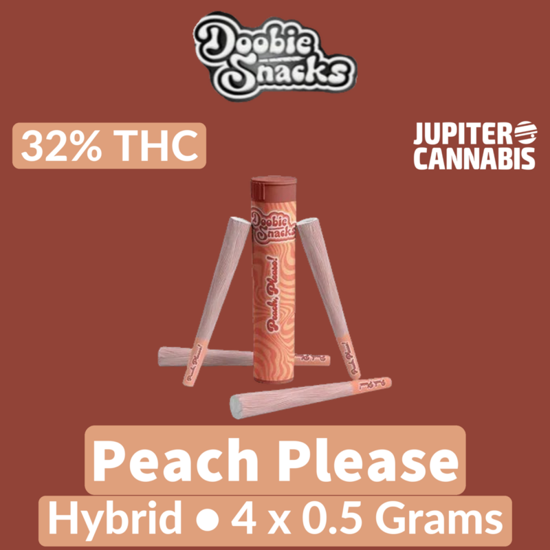 Doobie Snacks Doobie Snacks Peach Please! Terp - Jupiter Cannabis Winnipeg