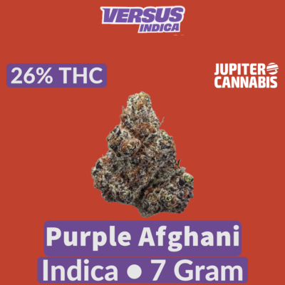 Versus Verus Purple Afghani 7.0g - Jupiter Cannabis Winnipeg