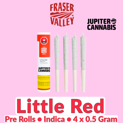 Orig. Fraser Valley Weed Co. Original Fraser Little Red Rotating 4 Pack - Jupiter Cannabis Winnipeg