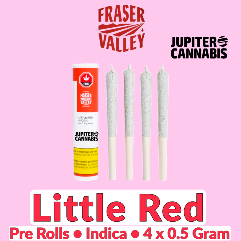 Orig. Fraser Valley Weed Co. Original Fraser Little Red Rotating 4 Pack - Jupiter Cannabis Winnipeg