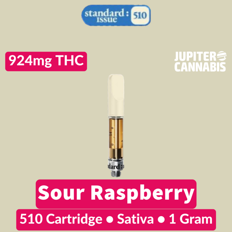 Standard Issue Standard Issue Sour Raspberry 1g - Jupiter Cannabis Winnipeg