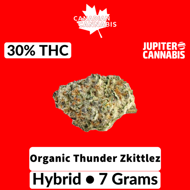 Canadian Cannabis Canadian Cannabis Thunder Zkittlez 7g - Jupiter Cannabis Winnipeg