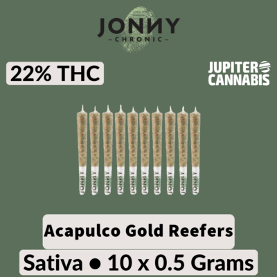 Jonny Chronic Jonny Chronic Acapulco Gold Reefers 10 Pack - Jupiter Cannabis Winnipeg