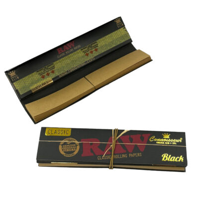 Raw Black Natural King Size Slim Tips - Jupiter Cannabis Winnipeg