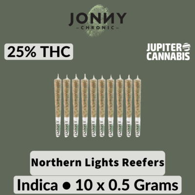 Jonny Chronic Jonny Chronic North Lights Reefers 10 Pack - Jupiter Cannabis Winnipeg