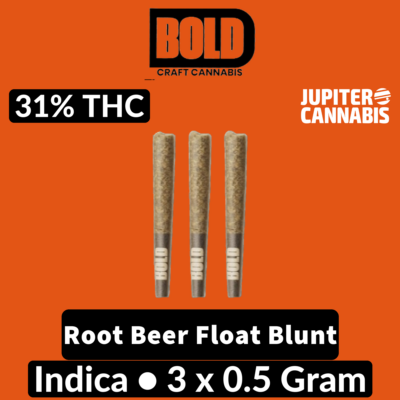 Bold Bold Root Beer Float Blunt 3 Pack - Jupiter Cannabis Winnipeg