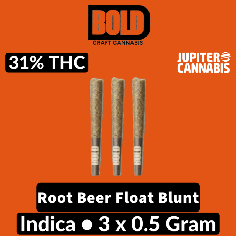 Bold Bold Root Beer Float Blunt 3 Pack - Jupiter Cannabis Winnipeg