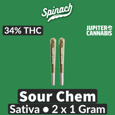 Spinach Spinach Sour Chem 2 Pack - Jupiter Cannabis Winnipeg