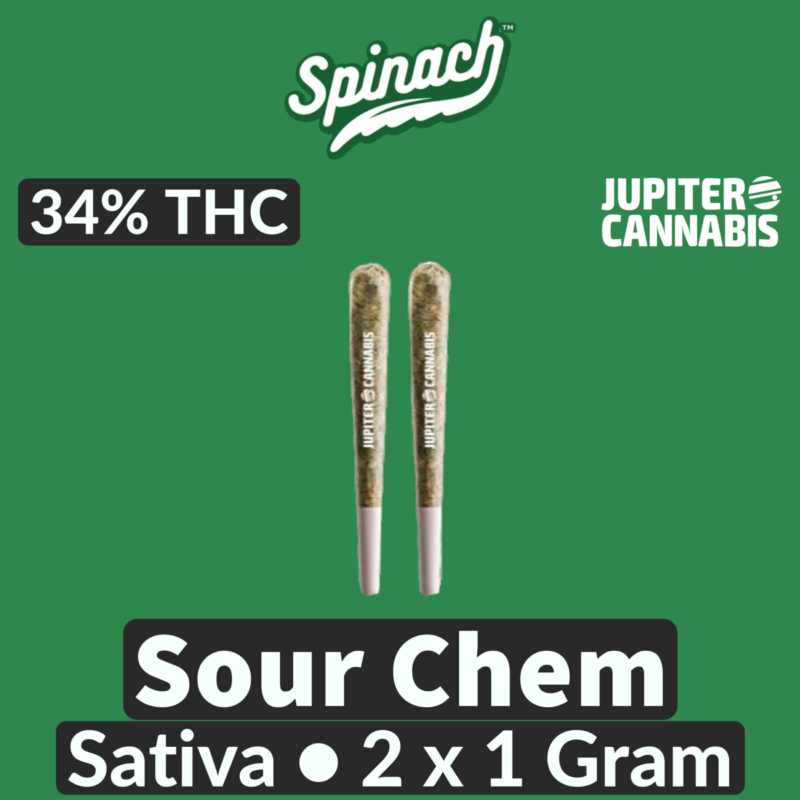 Spinach Spinach Sour Chem 2 Pack - Jupiter Cannabis Winnipeg