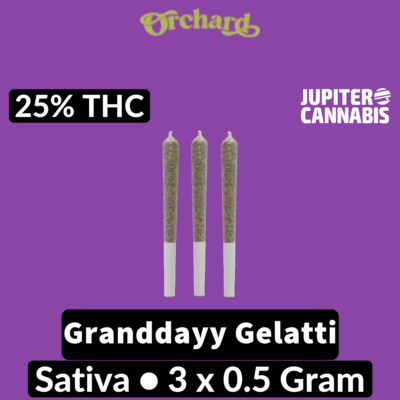 Orchard Orchard Granddaddy Gelatti 3 Pack - Jupiter Cannabis Winnipeg