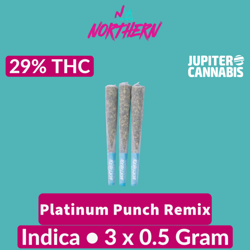 Northern Canna Platinum Punch Remix 3 Pack - Jupiter Cannabis Winnipeg