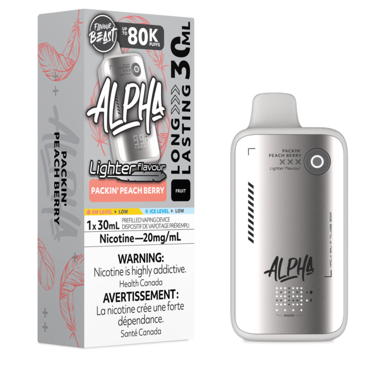 Flavour Beast Alpha – L.S. Packin’ Peach Berry 20MG - Jupiter Cannabis Winnipeg