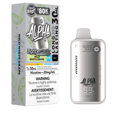 Flavour Beast Alpha – L.S. Wild White Grape Iced 20MG - Jupiter Cannabis Winnipeg