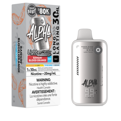 Flavour Beast Alpha – L.S. Bangin’ Blood Orange Iced 20MG - Jupiter Cannabis Winnipeg