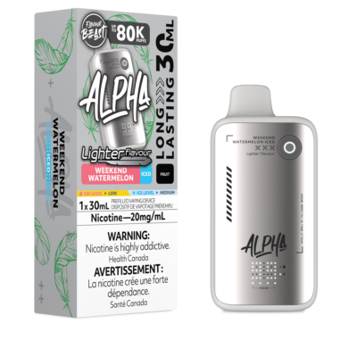 Flavour Beast Alpha – L.S. Weekend Watermelon Iced 20MG - Jupiter Cannabis Winnipeg