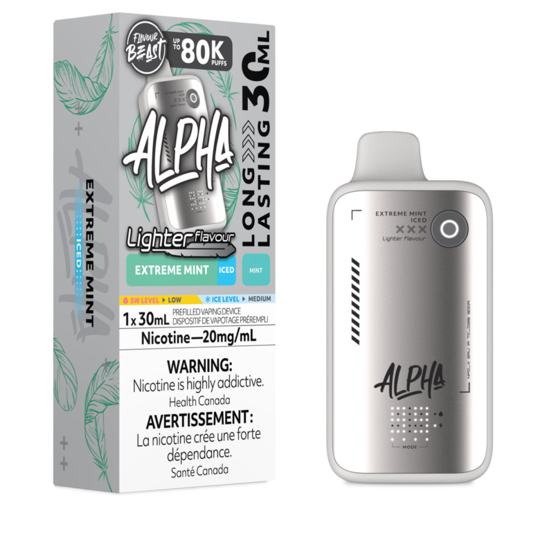 Flavour Beast Alpha – L.S. Extreme Mint Iced 20MG - Jupiter Cannabis Winnipeg