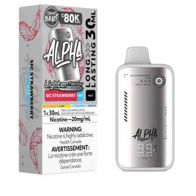 Flavour Beast Alpha – L.S. Sic Strawberry Iced 20MG - Jupiter Cannabis Winnipeg