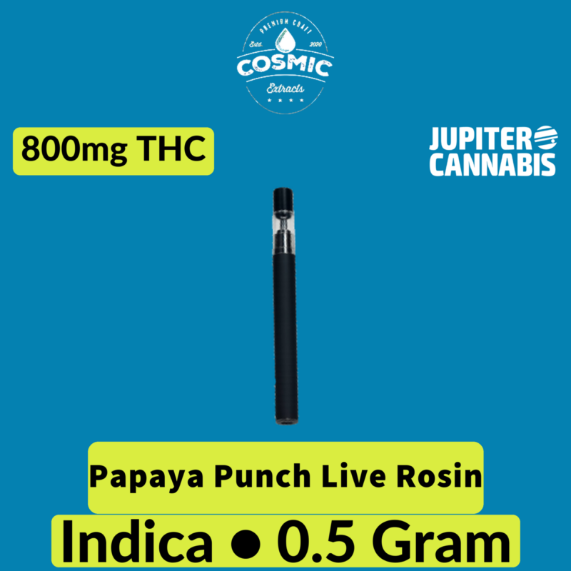 Cosmic Extracts Cosmic Extracts Papaya Punch AIO 0.5gram - Jupiter Cannabis Winnipeg