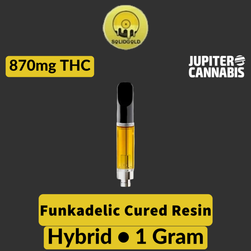 Solid Gold Funkadelic Hybrid Cured Resin 1g - Jupiter Cannabis Winnipeg