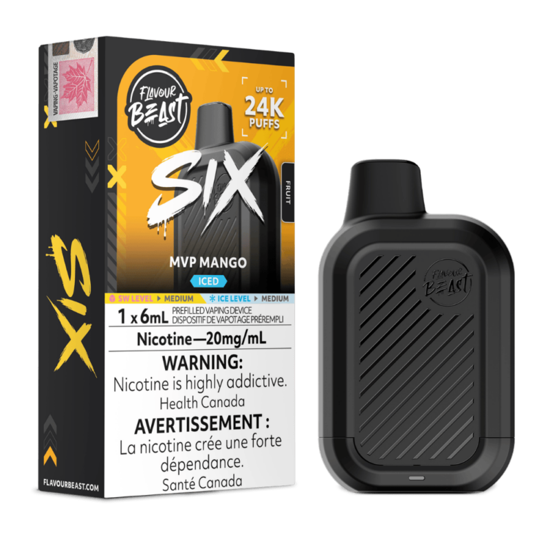 Flavour Beast Six – Mvp Mango Iced 20MG - Jupiter Cannabis Winnipeg