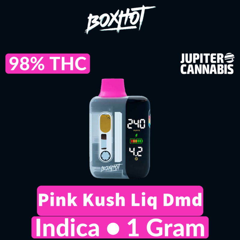 Boxhot Boxhot Pink Kush Liq Dmd 1g - Jupiter Cannabis Winnipeg